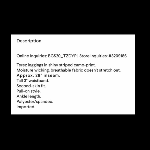 Terez Tall Band Camo Print Leggings. - Picture 9 of 9